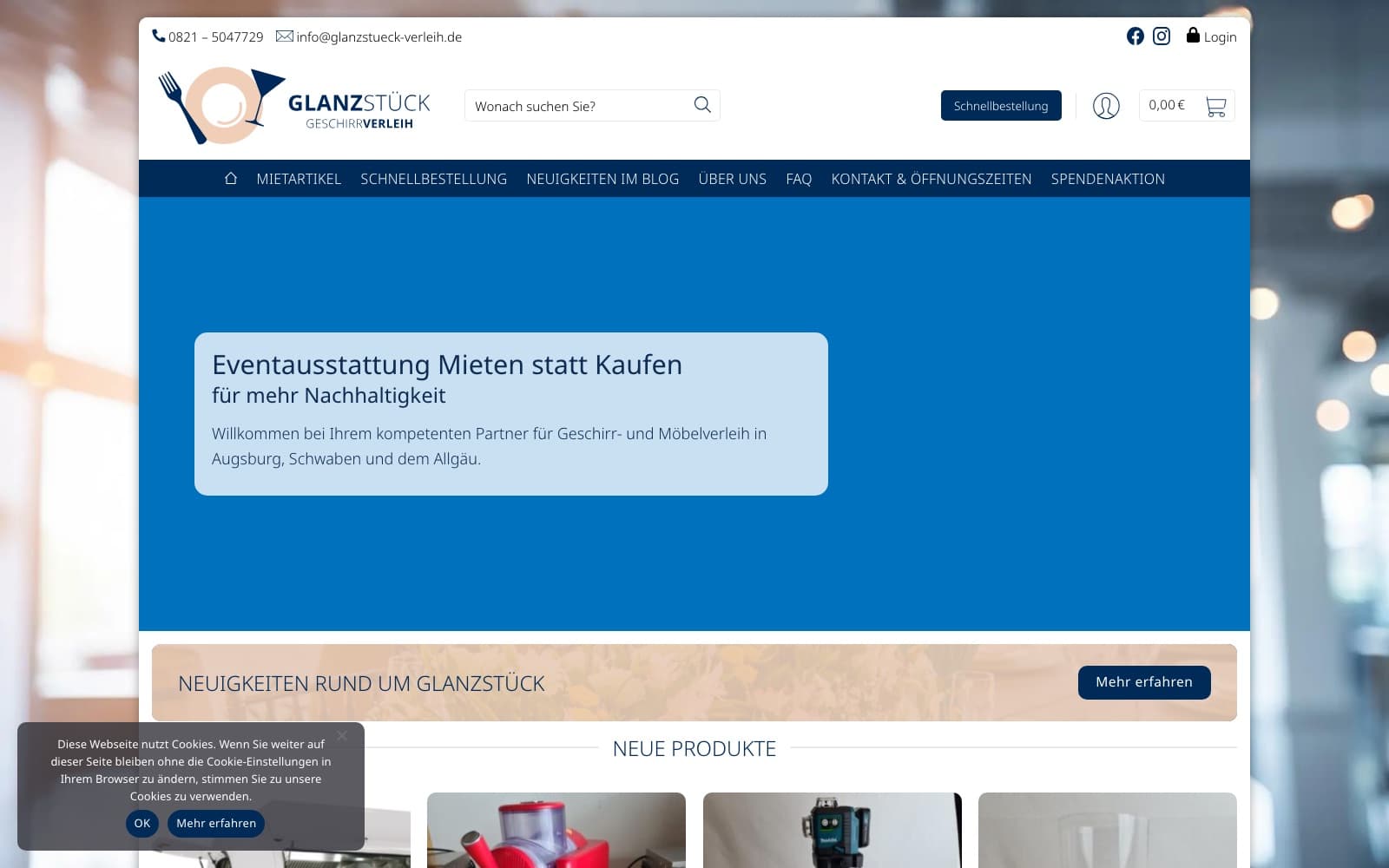 Screenshot of Glanzstück